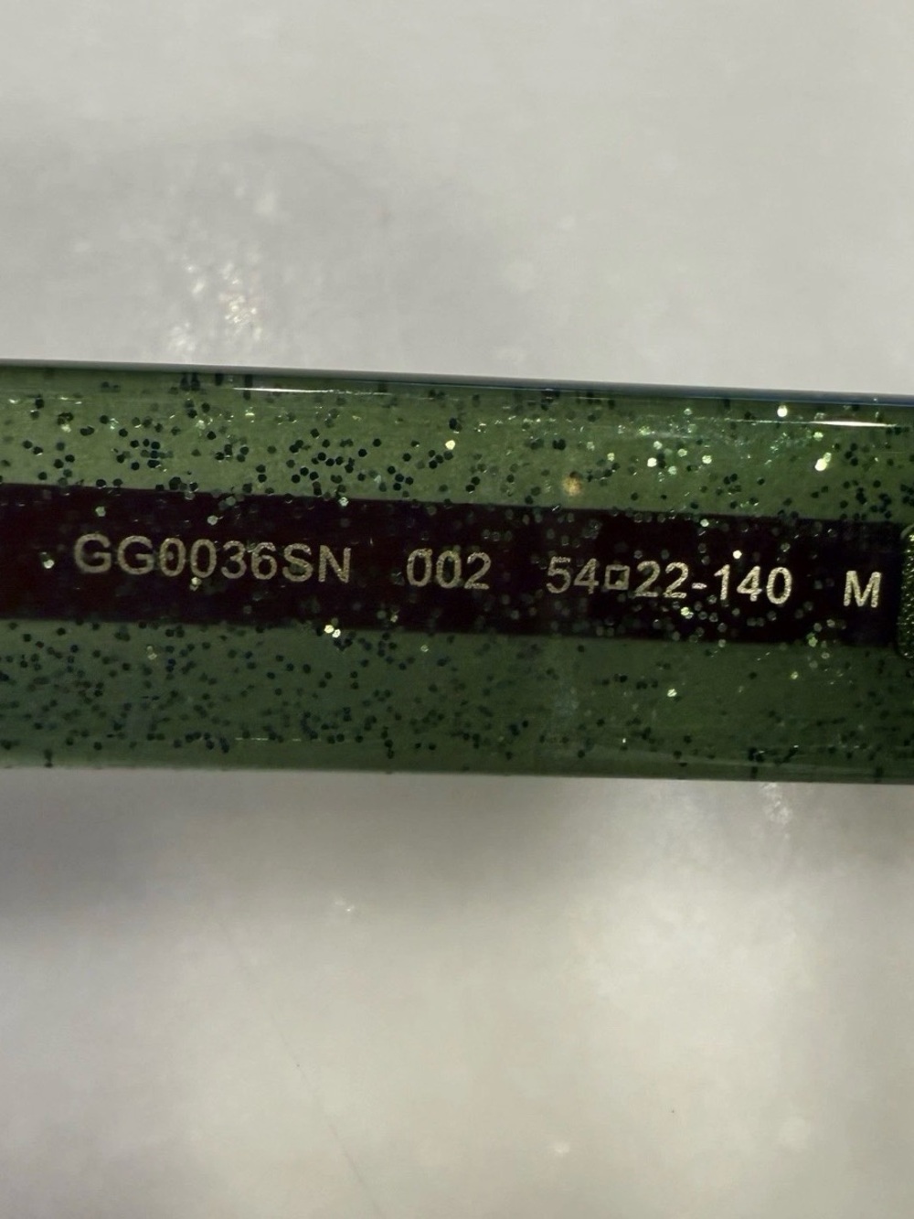Gucci Sunglasses GG0036SN Brown Lenses Green Red Interlocking G’s Frames NWOT - Picture 10 of 10